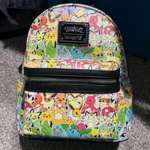 Loungefly Pokémon Mini Backpack - Colorful Character Design